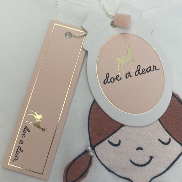 This is a doe a deer short and shirt set size 4t Brand new summer set - Picture 5 of 5